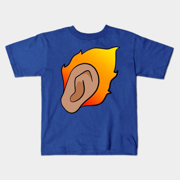 Hot Ear Kids T-Shirt by joshbaldwin391